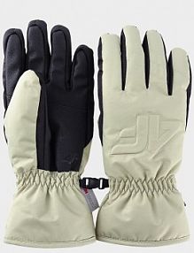 Rękawiczki narciarskie oliwkowe / khaki 4F 4FWAW24AFGLF144-44S