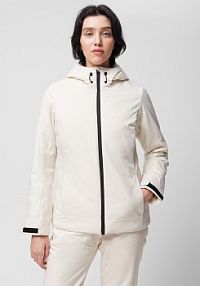 Kurtka narciarska biała 4F OTHAW22TTJAF008-11S