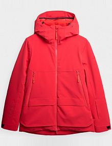 Kurtka narciarska czerwona 4F 4FSAW24TTJAF0785-62S
