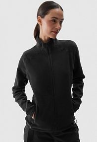 Bluza z polaru czarna 4F damska 4FWAW24TFLEF272-20S