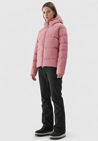 Kurtka narciarska różowa 4F 4FRAW23TTJAF439-56S