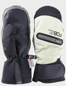 Rękawiczki narciarskie oliwkowe / khaki 4F 4FWAW24AFGLF146-44S