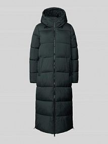 Płaszcz pikowany z dwustronnym zamkiem błyskawicznym model BINA ECOALF damski EAN PUFFER LONG KAP