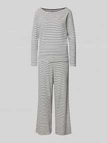 Piżama z wyhaftowanym logo Tommy Hilfiger biała damska EAN UW0UW05556