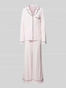 Piżama z wyhaftowanym logo model CARLYN Guess różowa damska EAN BP PJ Set  Jerse