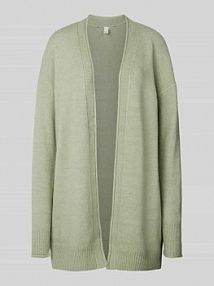 Kurtka z dzianiny bez zapięcia QS zielona damska EAN STR Hülle 1/1 9