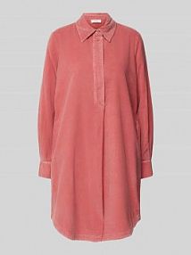 Sukienka koszulowa o kroju relaxed fit z drobnego sztruksu z bocznymi, wpuszczanymi kieszeniami s.Oliver RED LABEL różowa EAN BP HBK Cord 10