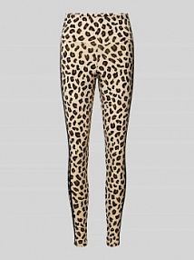Legginsy o kroju super skinny fit z szerokim pasem adidas Originals czarne damskie EAN 3S LEO AOP Leggi