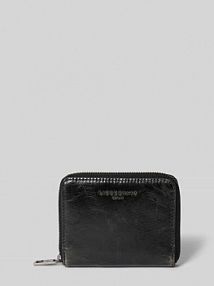 Portfel skórzany z wytłoczonym logo model CONNY liebeskind berlin szary damski EAN 2163111