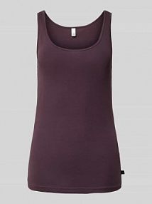 Top z głębokim, okrągłym dekoltem QS damski EAN TSH O.A. Tanktop