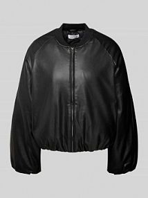 Bomberka z imitacji skóry model Rika EDITED czarna EAN PU Bomber