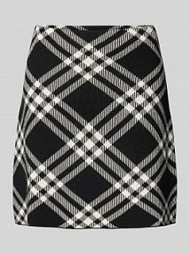 Spódnica mini z elastycznym pasem model Eleni EDITED czarna EAN Check Mini Set