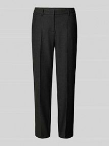 Spodnie materiałowe z zakładkami w pasie model KRYSTAL CAMBIO szare damskie EAN 6204 300/27