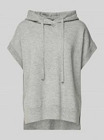 Sweter z dzianiny z krótkim rękawem Windsor szary damski EAN 30045287