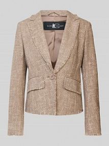 Żakiet z frędzlami LUISA CERANO brązowy EAN 418320 3712