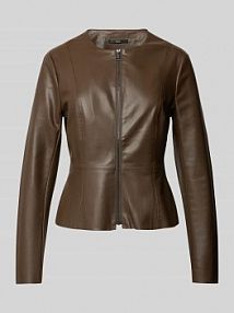 Kurtka z imitacji skóry Zero oliwkowa damska EAN Fake Leather Sch