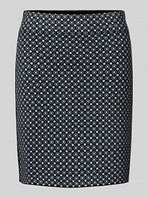 Spódnica mini z elastycznym pasem Zero czarna EAN GEO AP Jacquard