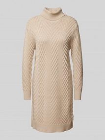 Sukienka mini z prążkowanymi wykończeniami model SATURN FREE/QUENT beżowa EAN 204842