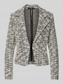 Żakiet z kieszeniami z patką model JULIA Zero szary EAN Chanel Biker off