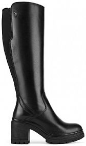 Kozaki U.S. POLO ASSN. czarne damskie ELLA001W/DLE1