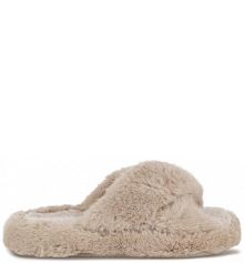 Kapcie DeeZee beżowe ciemny damskie P4194523