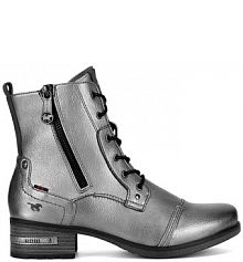 Trzewiki mustang srebrne damskie 1229-513