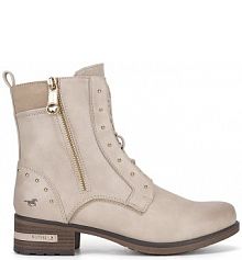 Trzewiki mustang białe damskie 1229-522