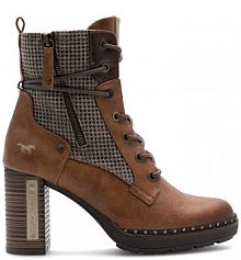 Trzewiki mustang beżowe damskie 1336-510