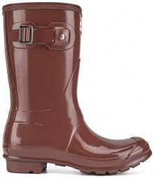 Kalosze Hunter czerwone ciemny damskie WFS1000RGL