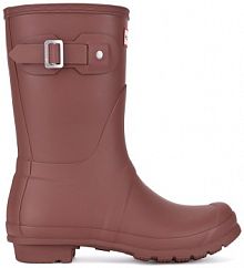 Kalosze Hunter czerwone ciemny damskie WFS1000RMA