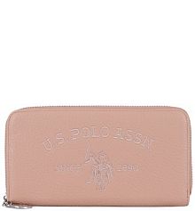Portfel U.S. POLO ASSN. beżowy ciemny damski WIUXT8413WVP