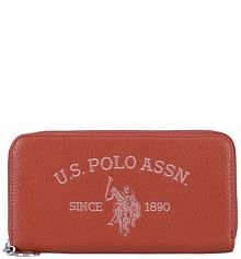 Portfel U.S. POLO ASSN. miedziany damski WIUXT8413WVP