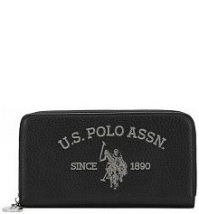 Portfel U.S. POLO ASSN. czarny damski WIUXT8413WVP