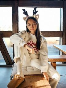 Skórzane kapcie Reserved brązowe damskie 089AK-88X