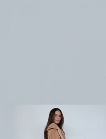 Szlafrok z paskiem Reserved beżowy damski 528BJ-08X