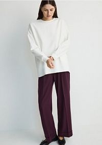 Bluza z kieszeniami Reserved biała damska 6627V-01X