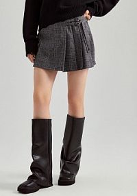 Spódnico-spodenki w kratę House 447CW-MC1