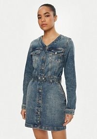 Sukienka jeansowa Tommy Jeans niebieska 