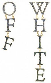 Kolczyki Off-White złote 