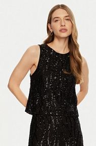 Top Imperial czarny damski 