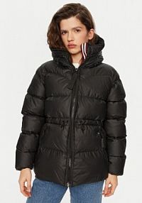 Kurtka puchowa Hunter czarna damska HARW1295242  Regular Fit