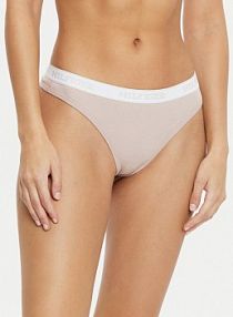 Stringi Tommy Hilfiger beżowe 