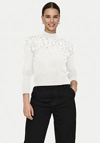 Sweter ONLY biały damski 