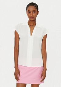 Bluzka Patrizia Pepe biała damska 