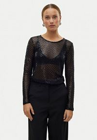 Bluzka Vero Moda czarna damska 