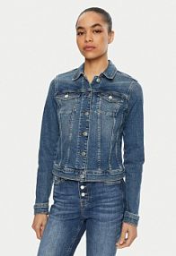 Kurtka jeansowe Tommy Jeans granatowa damska Jeansowa