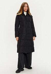 Kurtka puchowa EA7 Emporio Armani czarna damska Zimowa 6DTL01 TN8AZ 1200  Regular Fit