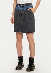 Spódnica jeansowa Mustang szara 