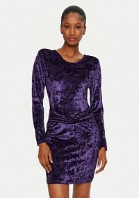 Sukienka codzienna Rinascimento fioletowa 