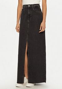 Spódnica jeansowa Tommy Jeans czarna 